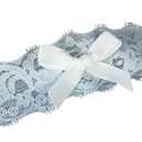 Garter, Small, Layla Lace, Blue and White