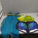 iSHOWcos Slave for You Costume Sexy Bra Blue Shorts Skirt Suit Stage Performance Dance Dress Halloween Outift (Medium)