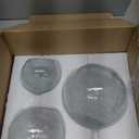 Crackle Globe LED Lamp Battery Operated , Lighted Glass Orb for Festival Christmas Decoration, Gold Mercury Glass Ball Light for Living Room Indoor (No Timer)