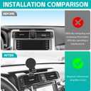 Magnetic Phone Mount for 2010-2024 Toyota 4Runner Accessories, Magsafe Dash Cell Phone Holder Multi-Mount Phone Stand with Extra Clip Bracket for Smartphone for 5th Gen 4-Runner Accessories