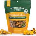 Wholesome Pride Pumpkin Slices Dog Treats, Single Ingredient, Dehydrated, All Natural, 5 oz (EXP 08/01/26)