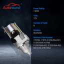 Autoround 17870 Professional New Starter Compatible with Honda Accord 2003-2005/ Element 03-06, Acura TSX 04-05, 2.4L L4 Engine, OE Replacement # 31200-RAA-A51 31200-RAA-A52