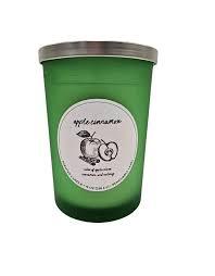 4 x HD 19oz Jar Candle Apple Cinnamon Green 4Pk