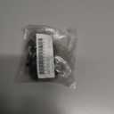 uxcell M18x1.5mm Hexagon Slotted Nut, Grade 4.8 Carbon Steel Hex Castle Nuts, Black, 5Pcs