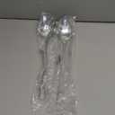 2 Pcs Stainless Steel Cooking Spoons Set, Solid & Slotted Metal Serving Spoons, Heavy Duty Sturdy Large Soup Ladle, High Heat Resistant Kitchen Cooking Utensils for Mixing, Stirring, Easy to Clean