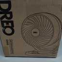 DREO Fan for Bedroom, 12 Inches, 70ft Powerful Airflow, 25db Quiet Table Air Circulator Fans for Whole Room, 120 Adjustable Tilt, 3 Speeds, Desktop Fan for Home, Office, Kitchen