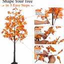 5FT LED Lighted Maple Tree 2-Pack for Indoor Outdoor Home Décor
