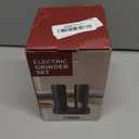 Rechargeable Salt Grinder Set Top-Refill Electric Grinders with Variable Grinding Speed, External Adjustable Coarseness, Black