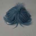 BESTBEL+Hair Cap Short Ligth Blue Messy Wig for Men Short Messy Wig Blue Synthetic Anime Hero Hair for Halloween Cosplay Mens Cosplay Outfit for Costume Party