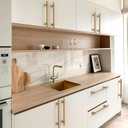 10 Pack Champagne Bronze Cabinet Pulls 6.3 Inch(160mm) Honey Bronze Kitchen Cabinet Handles Drawer Pulls