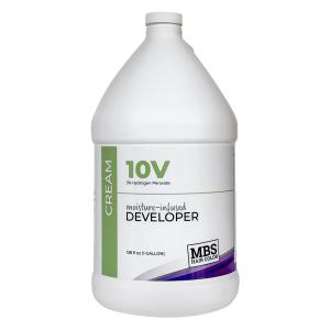10 Volume Moisture-Infused Cream Developer, 1 Gallon  3% Hydrogen Peroxide, Glycerin-Enriched, Vegan, No Drip, Ammonia-Free Formula for Hair Coloring (128 Fl Oz (Pack of 1))