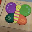 MAGIFIRE Wooden Puzzles 12-18 Months - Multicolor 6-Pack Animal & Vehicle Shapes with Storage Bag - Chunky Wood Puzzles for Fine Motor & HandEye Coordination - Ideal Toddler Gifts Age 1-2 (6 Pack - Ladybug, Car, Bee, Bear, Butterfly,Turtle)