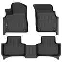 HAFIDI® Floor Mats Fit for Honda Civic 2006-2011 (Only Sedan Model/Not Fit Coupe) All Weather Protection TPE Car Floor Liners, Fits 1st & 2nd Row Full Set Custom Accessories, Black