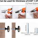 4 Pack Hello Sweet Cheeks Funny Kitchen Cabinet Knobs Acrylic Round Drawer Pulls for Dresser Cupboard Door Handles