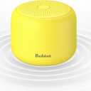 Bobtot Portable Bluetooth Speakers with Strap Easy to Carry, Wireless Waterproof Mini Speaker with Loud Stereo Sound, 20 Hours Playtime, Rechargeable Battery, Built-in Microphone, Yellow