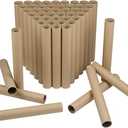 50 Pack Cardboard Tubes for Crafts - 1.57 x 11.81 Inches - Brown Toilet Paper Empty Rolls Round Thick Tubes Sturdy for Classroom Family Handmade DIY Projects es Sturdy for Classroom Family Handmade DIY Projects