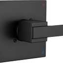 Shower Trim Kit Compatible with Delta 13/14 Series, Shower Cover Plate with Handle (Valve& Catridge Not Inclued)- Matte Black