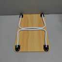 Ruxury Foldable Lap Desk Laptop Stand Bed Desk Table Tray, Breakfast Serving Tray, Portable & Lightweight Mini Table, Lap Tablet Desk for Sofa Couch Floor - Wood