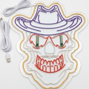 LED Light Ghost Face