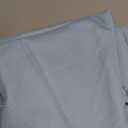 Biscaynebay Textured Fabric Round Tablecloths 60" for Round Tables diameters from 28" to 48", Light Blue Water Resistant Folding Table Covers Washable for Dining, Kitchen, Wedding, Parties etc