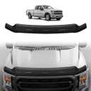 TripleAliners Hood Deflector Protector Compatible with 2021-2024 2025 Ford F150 F-150 Accessories Hood Protector TPE Bug Deflector Shield Replacement(Not Fit Tremor/ Raptor, 2024+Platinum/ King Ranch)