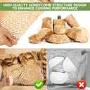 Honeycomb Packing Paper Wrap 15''x328', Substitute Alternative for Bubble Cushioning Wrap for Moving Shipping Packaging, Recyclable Moving Supplies with 48 Fragile Sticker Labels