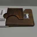 AZEN Wood Toilet Stool Squat Adult, Poop Stool for Bathroom Adults, Portable Toilet Potty Stools for Adults, 7 Inch Height (Black (1 Pack))