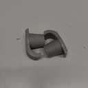 Aliseniors Walker Ski Glides - 2 Pack Universal Fit Walker Accessories for Seniors Folding Walkers - Walker Feet Replacement, Gray