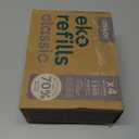 Diaper Dekor CLASSIC Diaper Pail Refills | 4 Count Unscented | Exclusive End-of-Liner Marking | Thick Quick & Easy to Replace | Most Economical Refill System | for Original and Eko Style Pails