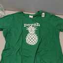 Men's Psych Pineapple Fruit Funny Graphic White T-Shirt, Small