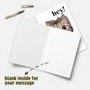 Funny Cat Birthday Card for Men Women, Naughty Birthday Card Gift for Cat Lover Friend Sister Brother Cousin Coworker