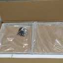 AcrossStar Expandable Cabinet Shelf Organizer Rack, Stackable Kitchen Counter Storage Shelves Stand, Adjustable Height Pantry Shelf Spice Rack (White, 2 Pack)