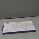 OMOTON Wireless Keyboard for Mac, Keyboard for Mac, Stable Bluetooth & Ultra-Slim Portable, Ergonomic Design, Compatible with MacBook Pro/Air/iMac, Silverwhite