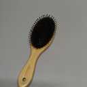 Hair Brush Boar Bristle Hairbrush for Curly Thick Long Fine Dry Wet Hair,Best Travel Bamboo Paddle Detangler Detangling Hair Brushfor Women Men Kids Adding Shine Smoothing Hair (Natural Wood)