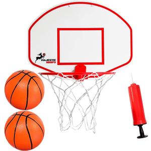 Mini Basketball Hoop - Indoor Basketball Hoop - Durable Plastic Basketball Hoop for Kids and Adults - No Assembling - Premium Basketball Game with Ball and Pump