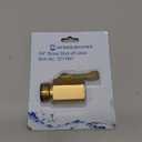 HYDRO MASTER Heavy Duty 3/4" Brass Shut Off Valve with Large Handle, Full Flow Garden Hose Connector