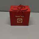 Preserved Real Rose with I love You Necklace 100 Languages, Gifts for Girlfriend, Women, Mom, Wife, Gifts Idea on Christmas, Valentine's Day, Mother's Day, Birthday, Anniversary, Thanksgiving (Red)