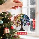 3 x Tree of Life Ornament, Christmas Ornaments: Christmas Tree Decorations, Holiday Decor, Stocking Stuffers, Gift Ideas, Xmas Gift, Housewarming Gifts & Gifts for Friends and Family