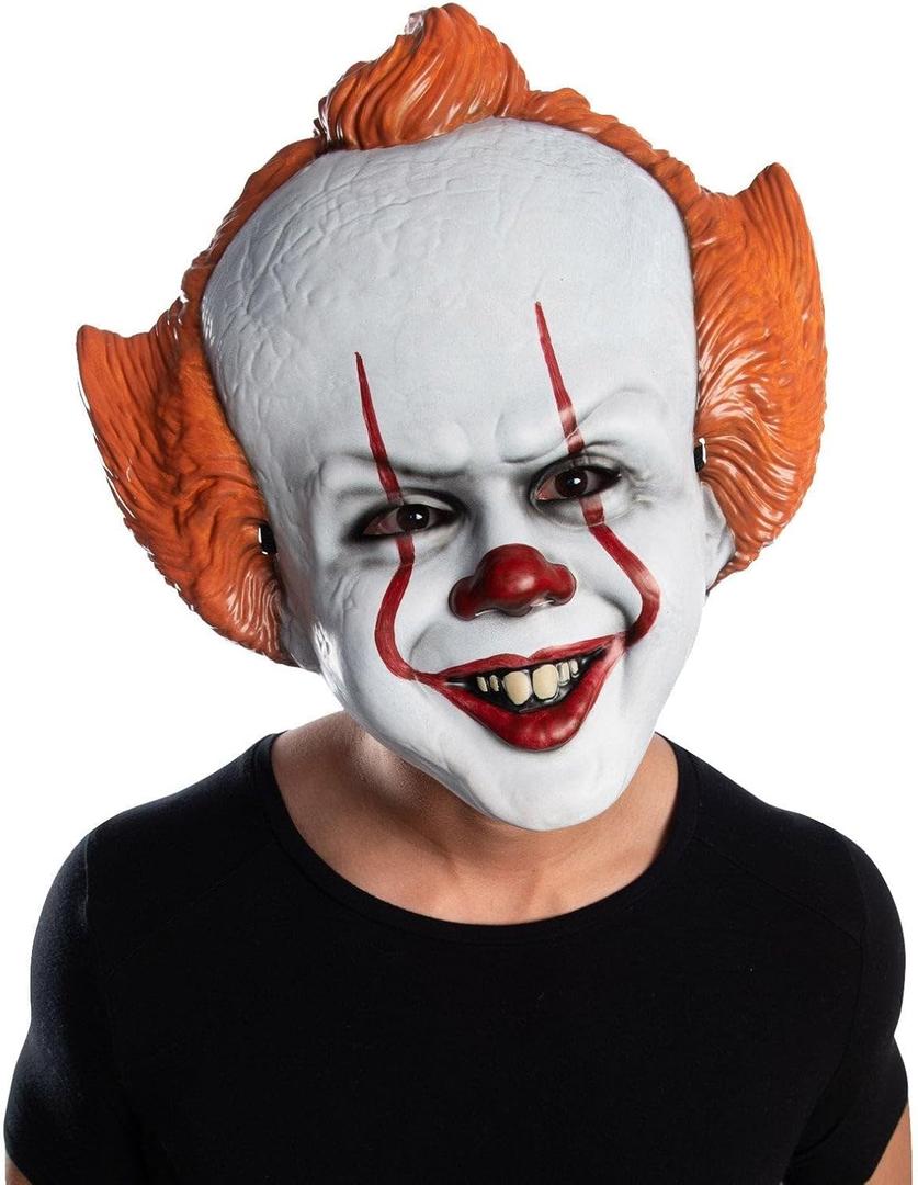 Rubies IT Movie Chapter 2 Adult Pennywise Vacuform Mask Adult Costume (One Size)