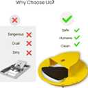 Mouse Trap Bucket,Automatic Reset Mouse Trap, Bucket Mouse Traps for Indoor Use - Flip and Slide Design for Home & Garage, Compatible with 5 Gallon Buckets