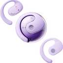 Xmenha Over The Ear Earbuds Open Ear Buds Headphones Over Ear Air Bone Conduction Earbuds Earphones Bone Conducting Air Bone Conduction Headphones Bluetooth Over-Ear Purple