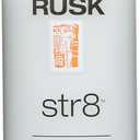 RUSK Designer Collection Str8 Anti-Frizz and Anti-Curl Lotion, Light, Greaseless, Temporarily Removes Curl and Eliminates Frizz, White 6 oz