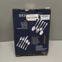 45-Piece Flatware Sets, Silverware Set for 8, Durable Stainless Steel Tableware in Ergonomic Design Size and Weight, Kitchen Utensils Set with Steak Knives, Rust-proof, Dishwasher Safe