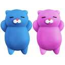 Nutty Toys Squishy Cat Set - 2" Soft Silicone Kawaii Kitties, Top Stress Relief Toy 2026 Unique Gifts for Teens Kids Women Men Adults Best Teenage Girls Teen Boy Tween Valentines Day, Easter Gift Idea