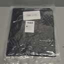 HRUTANE Women Swimsuit Coverup Crochet Bathing Suit Beach Cover Ups Summer Knit Bikini Beachwear Pullover 2025 Swimwear Dress, Black L