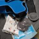 Plantar Fasciitis Night Splint: Adjustable Brace with Arch Support | Dorsal Night Splint for Women Men | Dual Effective Relief Achilles Tendonitis Foot Drop Heel Pain Black-Blue