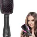 Hair Dryer Brush Blow Dryer Brush in One, 3 in 1 One Step Hair Dryer and Styler, Negative Ion Hair Straightener Hot Air Styling Tool for Straightening Drying Smoothing