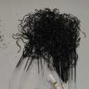 Syhood 60 Stem Black Christmas Curly Ting Ting Branches Xmas Glitter Curly Willow Branches Vase Filler Stems Tree Picks and Sprays for Christmas Decor, Wedding, Holiday and Home