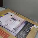 24x30 Inch Silver Bathroom Mirror, Brushed Metal Framed Vanity Mirror for Wall, Rounded Corner Rectangle Mirror, Anti- Rust (Horizontal/Vertical)