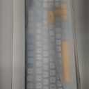 Wireless Keyboard Creamy Membrane with Rainbow Backlight,3-Mode Connectivity (BT/2.4G/USB-C) with LCD Screen & Multifunction Knob,200H Battery, 94 Key PBT Keycaps, Quiet Typing for Office/Home/Gaming